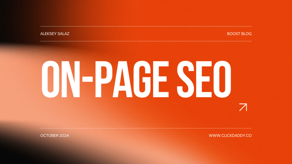 On-Page SEO blog